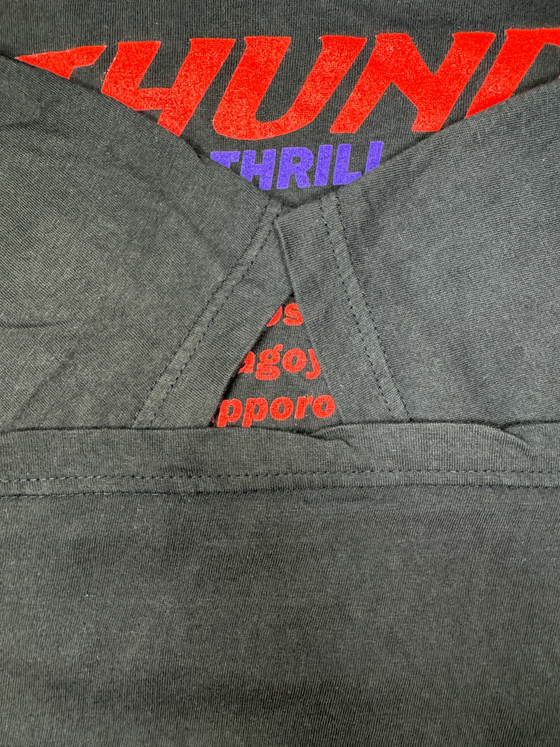 빈티지 90s THUNDER 97 월드 투어 밴드 티셔츠 XL 상품이미지6