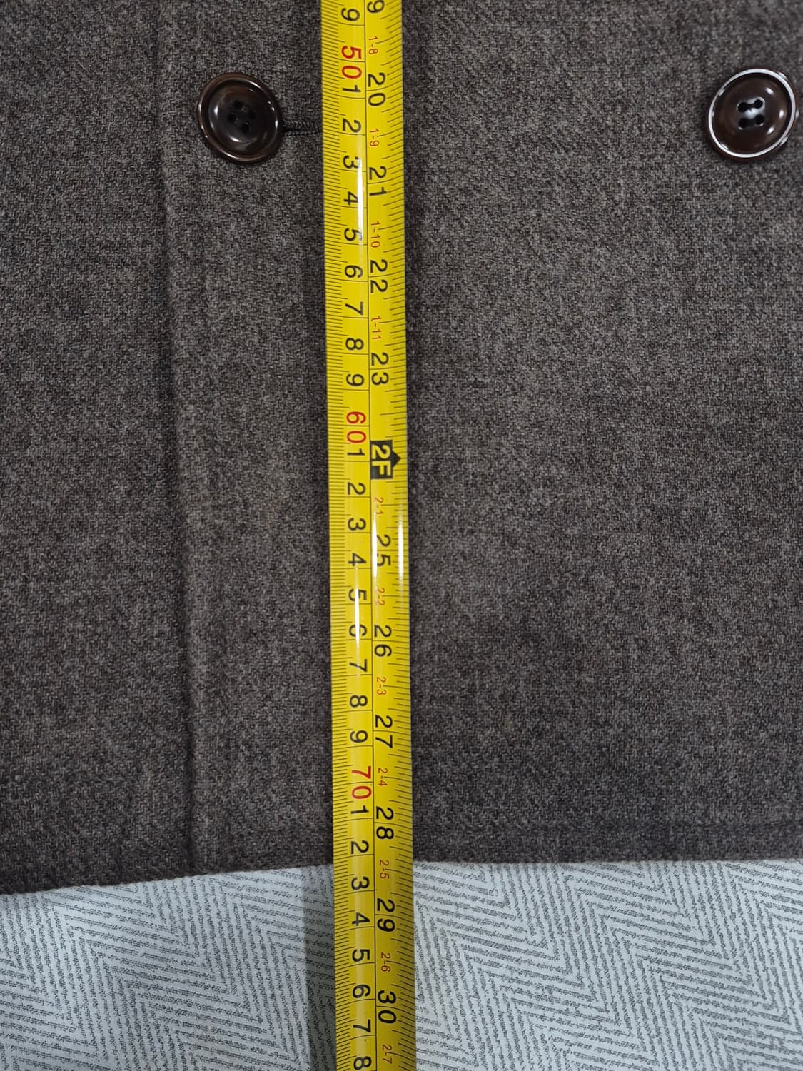 카반드주카 후디드 집업 울 코트 여성 95사이즈 상품이미지9