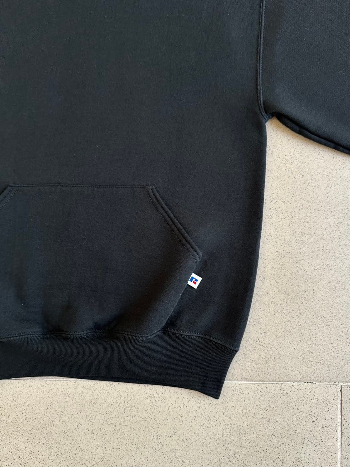 90s 빈티지 러셀 후드 블랙 M USA 상품이미지3