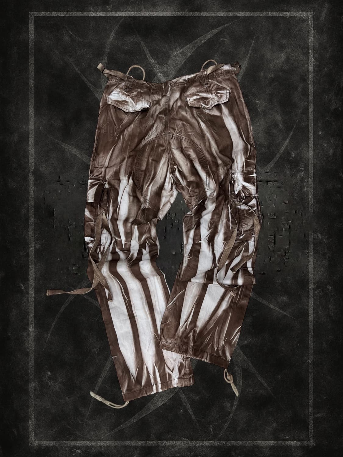 tie-dye cargo string pants 상품이미지1