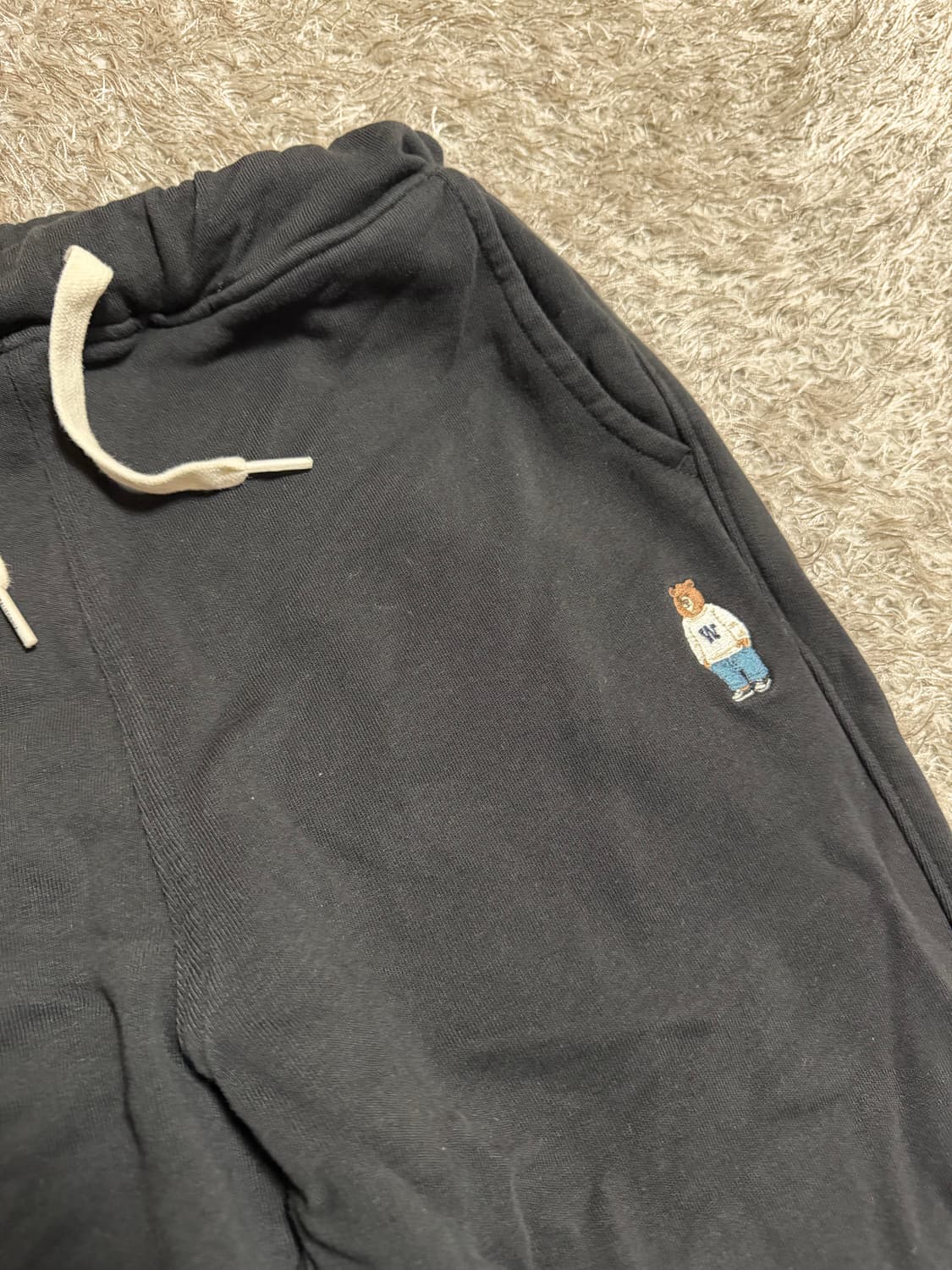 [M] WHO.A.U 후아유 트레이닝 팬츠 블랙 상품이미지1