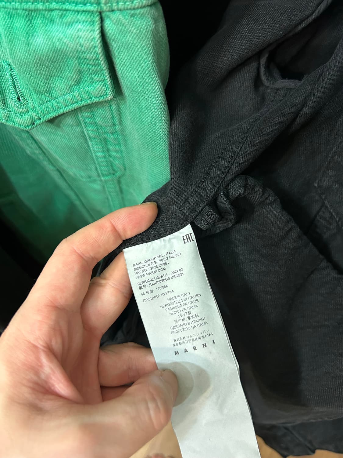 마르니 블리치드 데님 자켓 상품이미지6