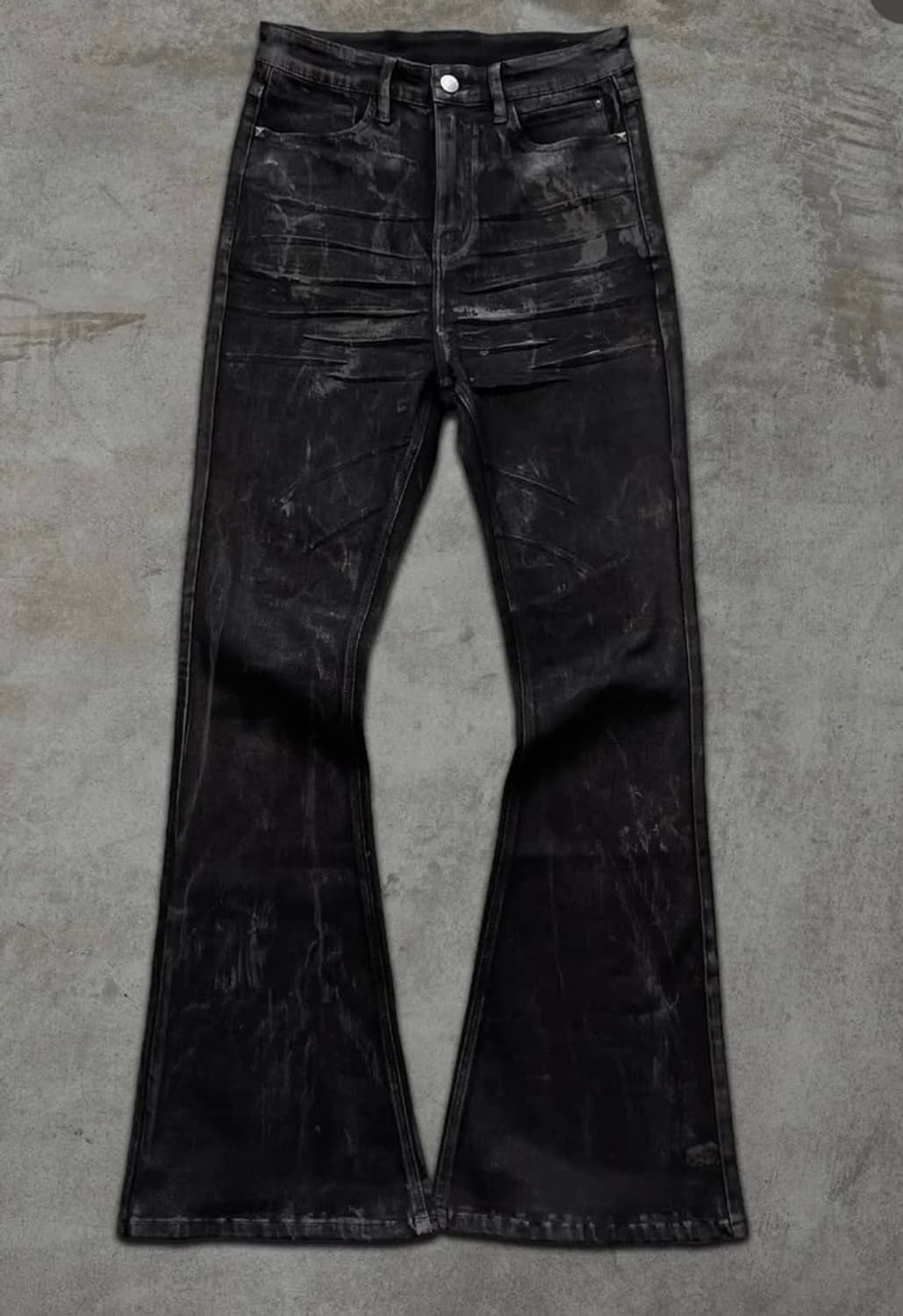 WAXED FLARE DENIM 상품이미지1