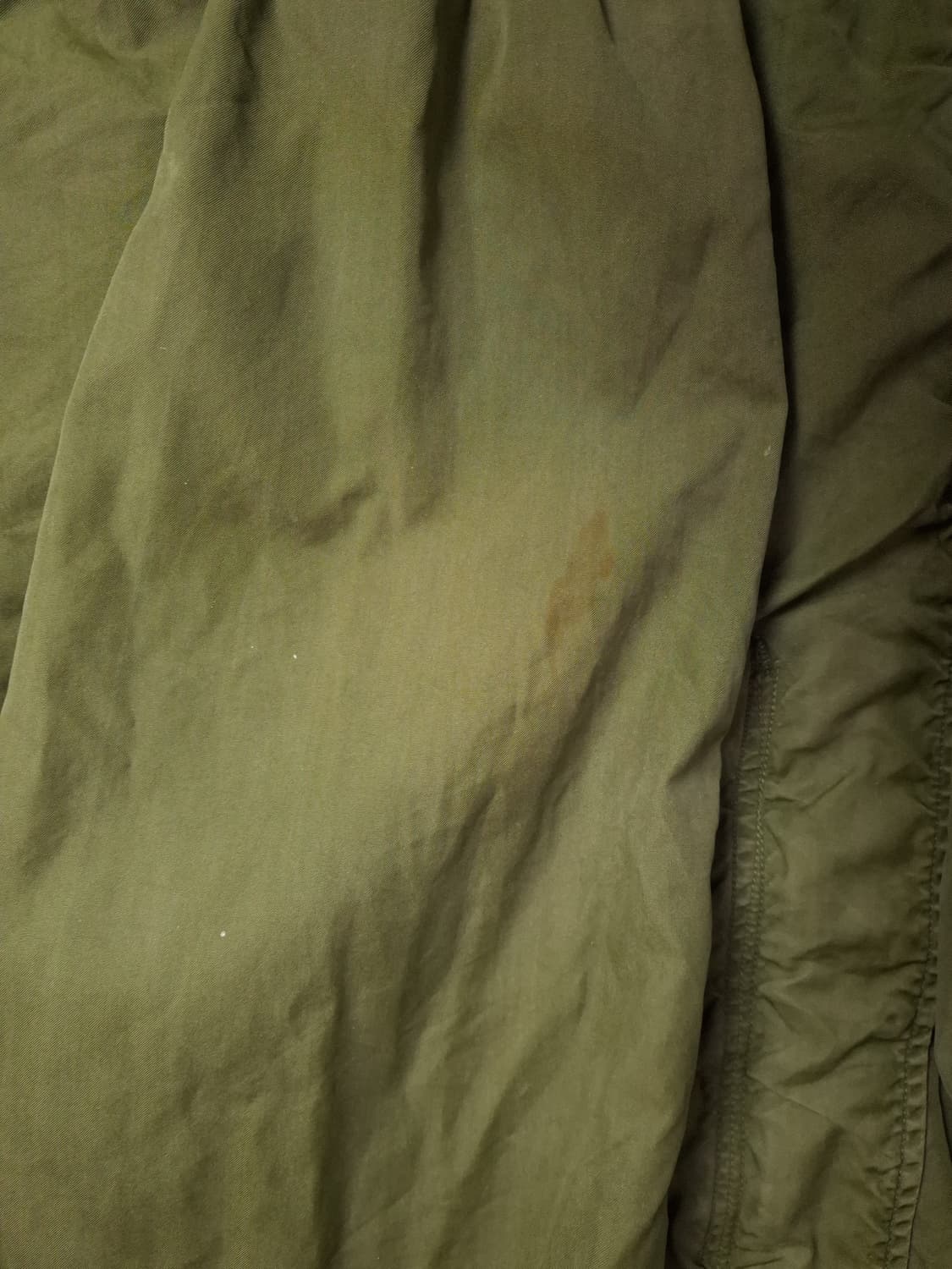 오리지날 미군 M-65 개파카 후드 양털 엑스스몰 사이즈 풀셋트 상품이미지9