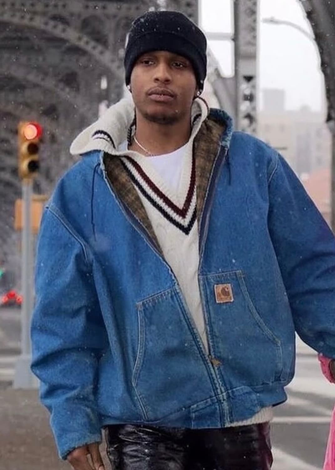 빈티지 칼하트 데님 후디자켓 상품이미지2