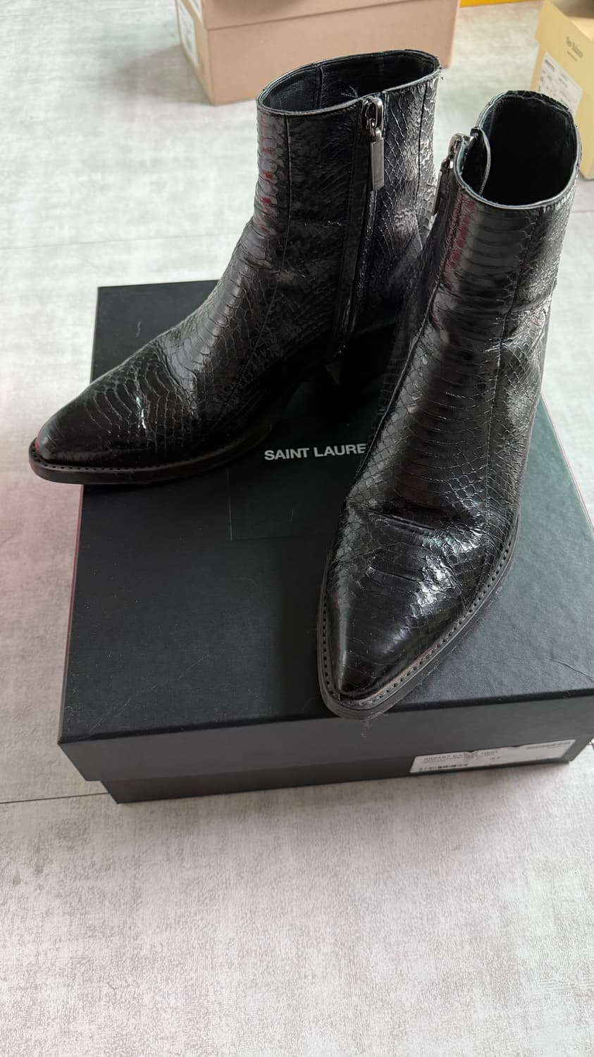 생로랑/Saint Laurent/ 19FW파이썬 부츠 /41사이즈 상품이미지1