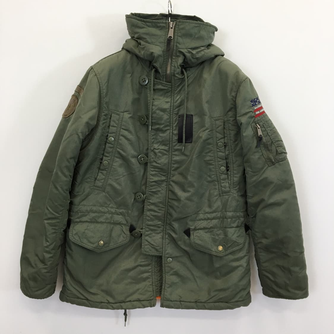 Schott 쇼트 U.S N3B 성조기 파카 L  상품이미지1