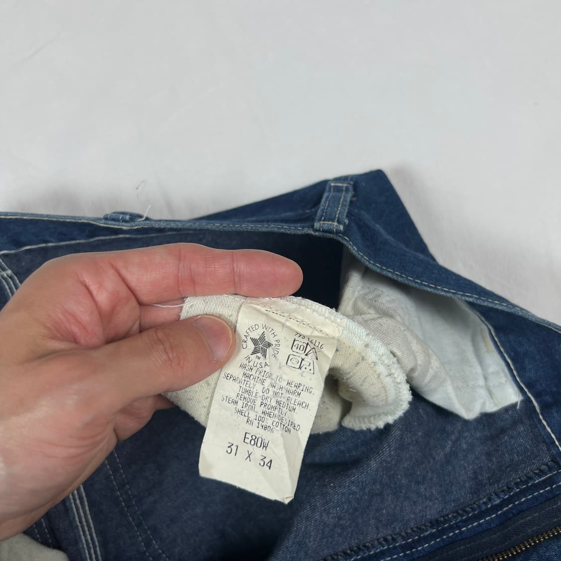 80’s 칼하트 carhartt 카펜더 워크 데님팬츠 청바지 상품이미지8