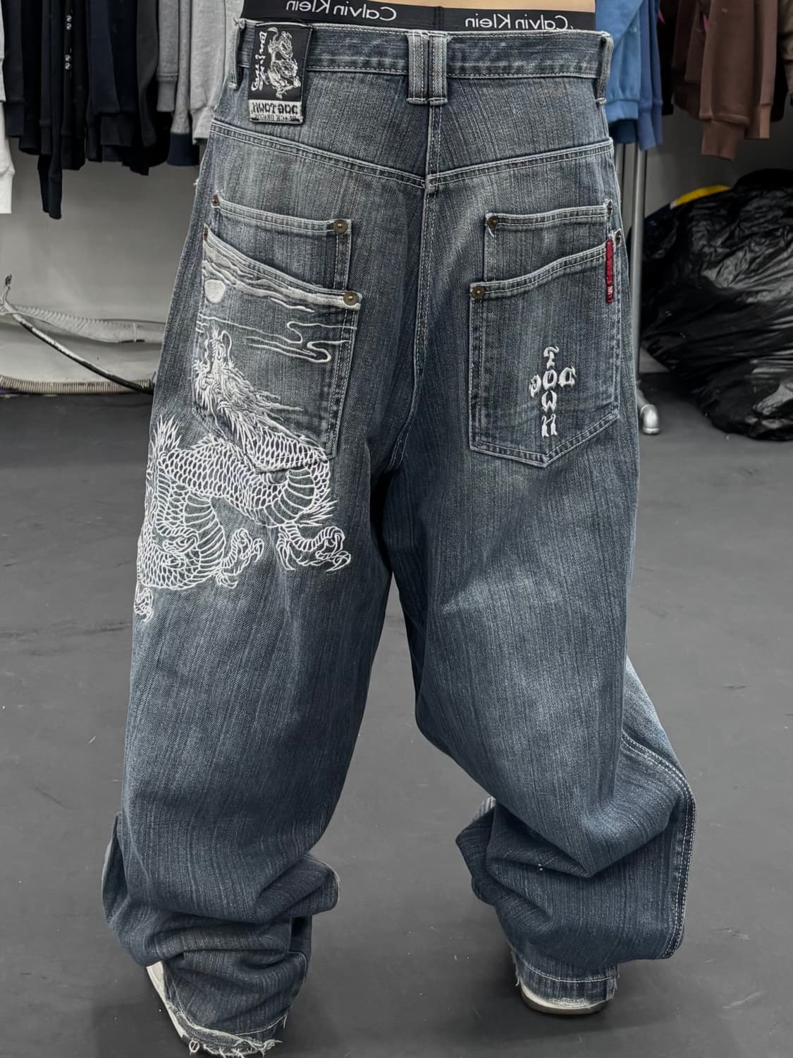 도그타운 오리엔탈 드래곤 데님팬츠 상품이미지5