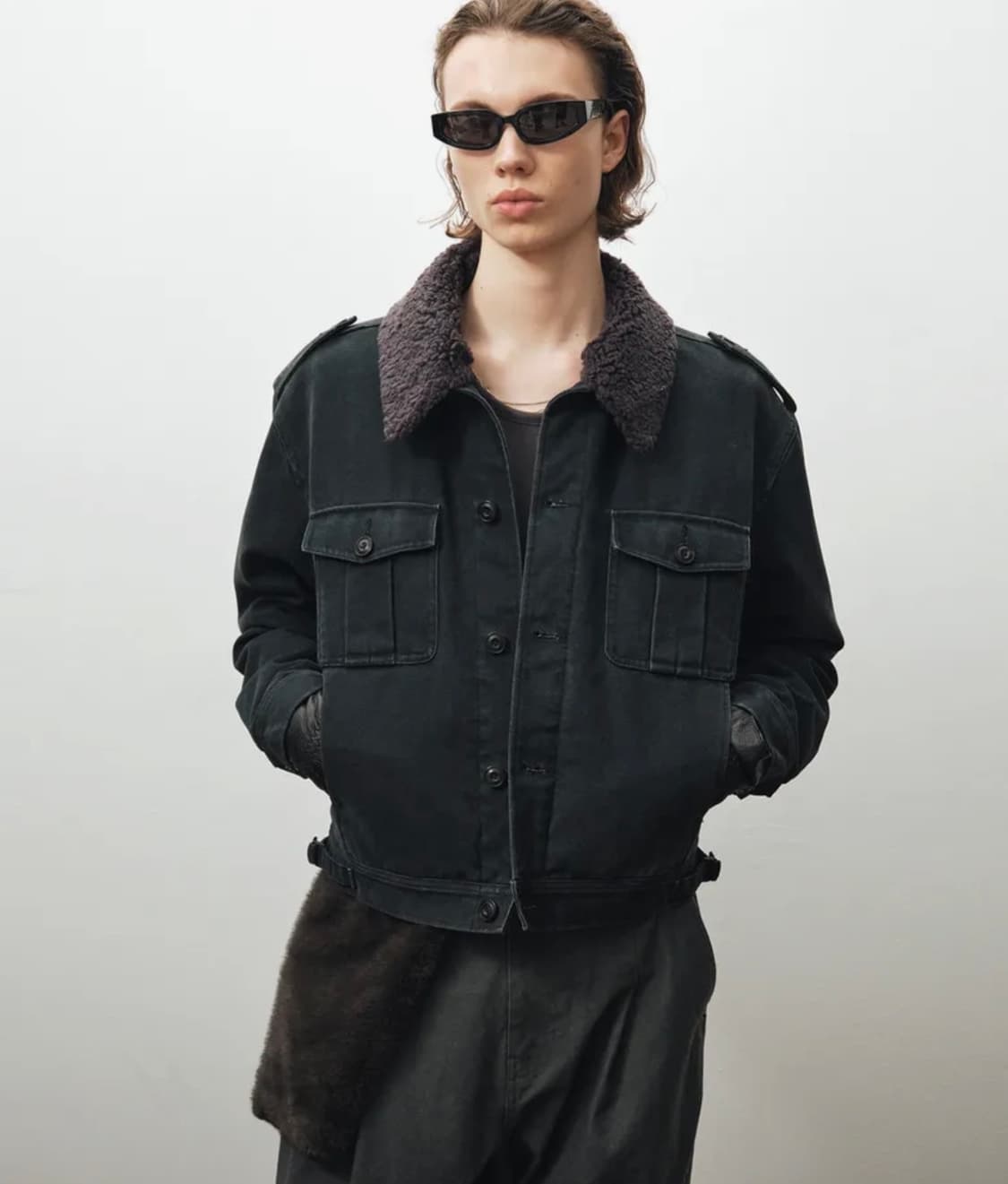 노이어 가먼트 워싱 디테쳐블 필드 자켓 네이비 48 상품이미지1