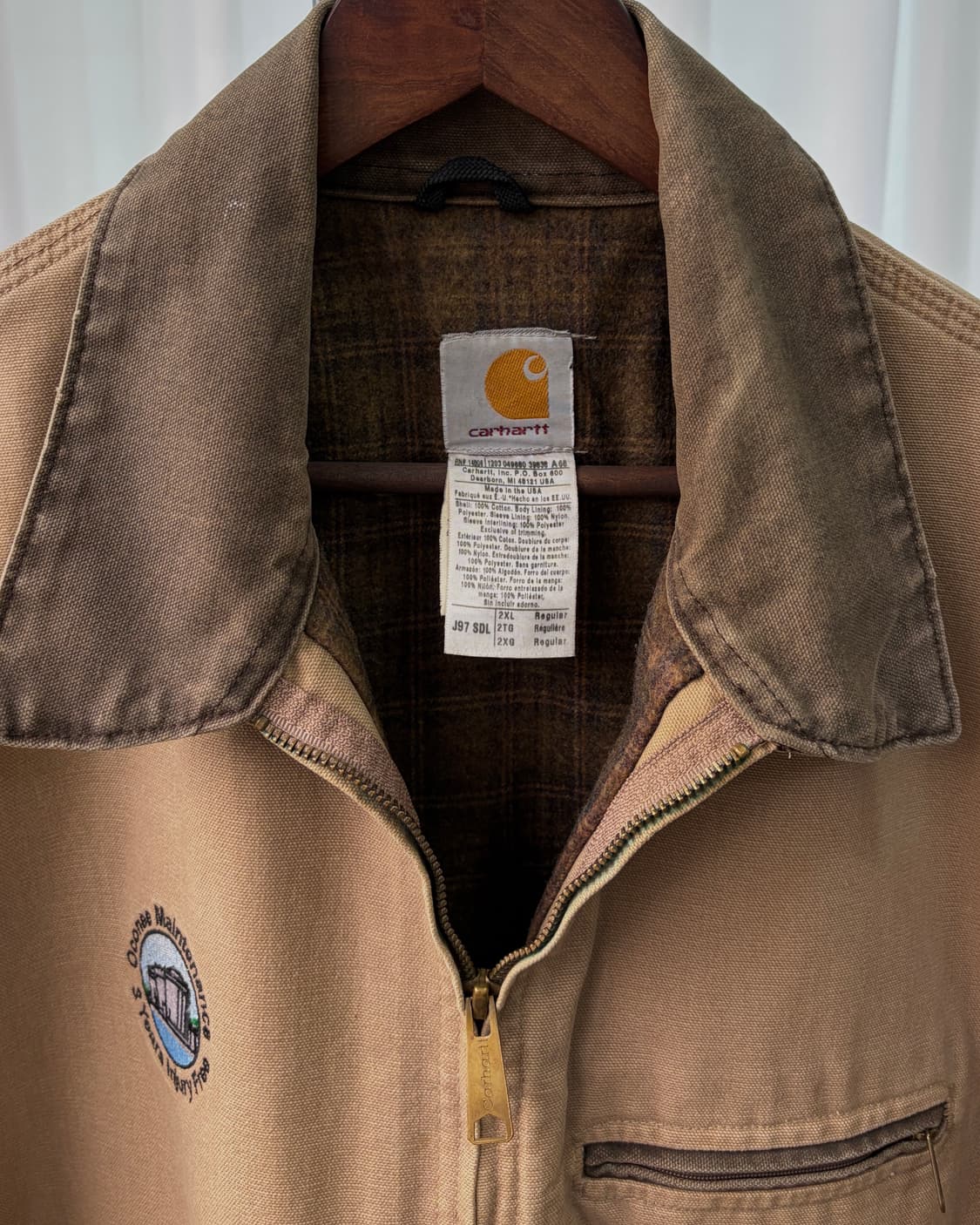 [2XL]칼하트 03s J97 새들 디트로이트 자켓 상품이미지6