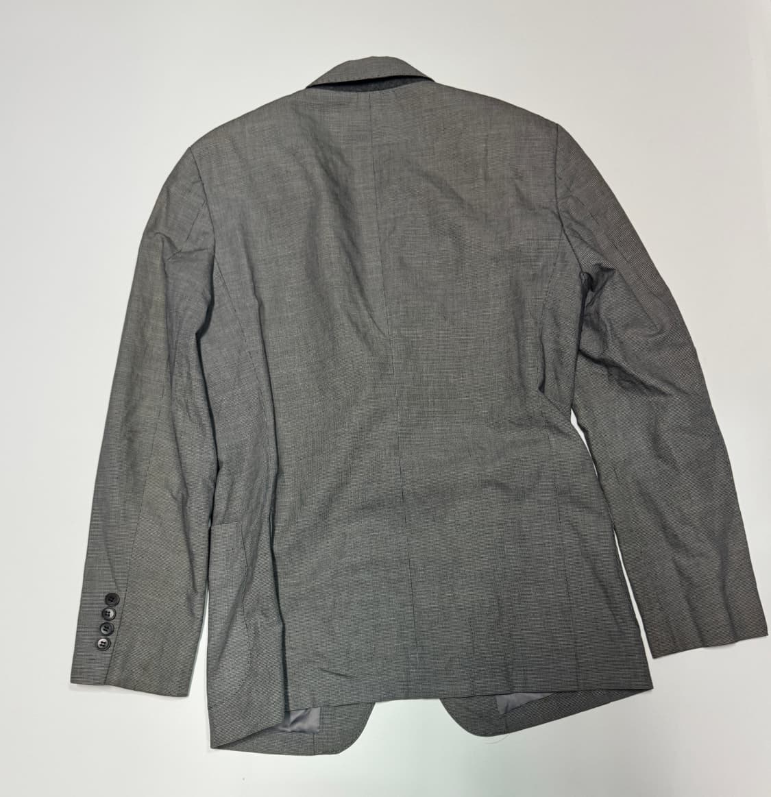 정품 DKNY 디케이앤와이 체크 정장 자켓 상품이미지2