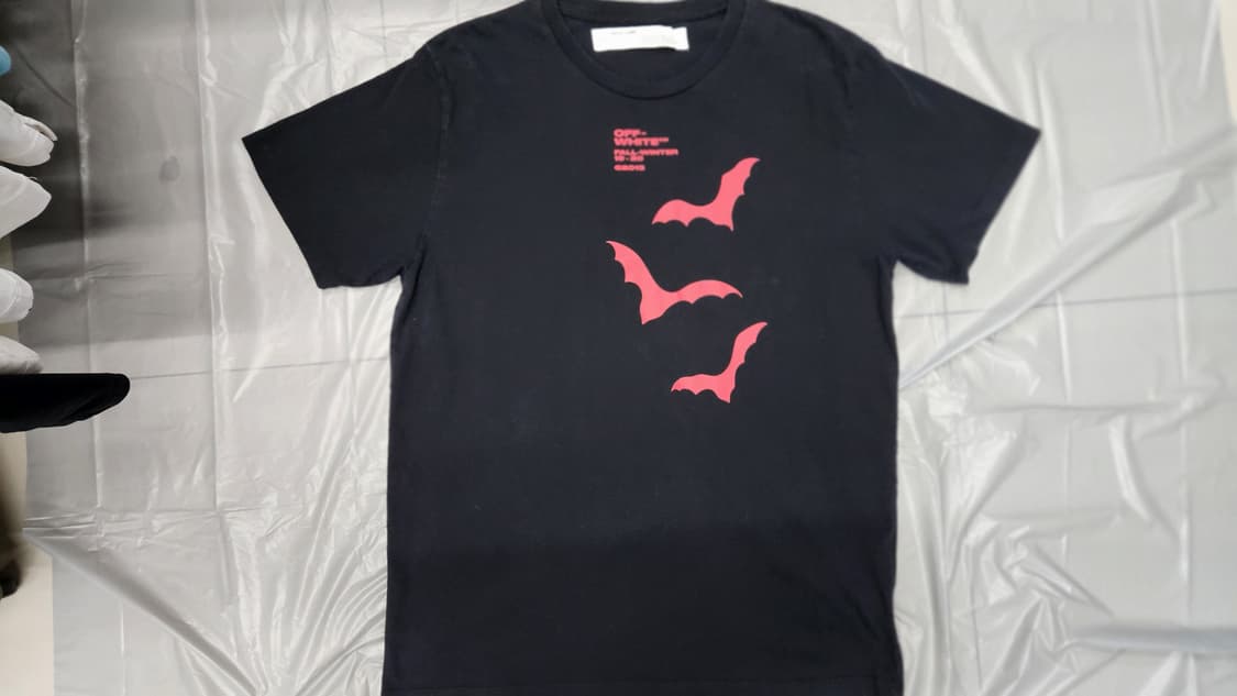 Off-White Men's Black Printing 반팔 티셔츠 XL 상품이미지1