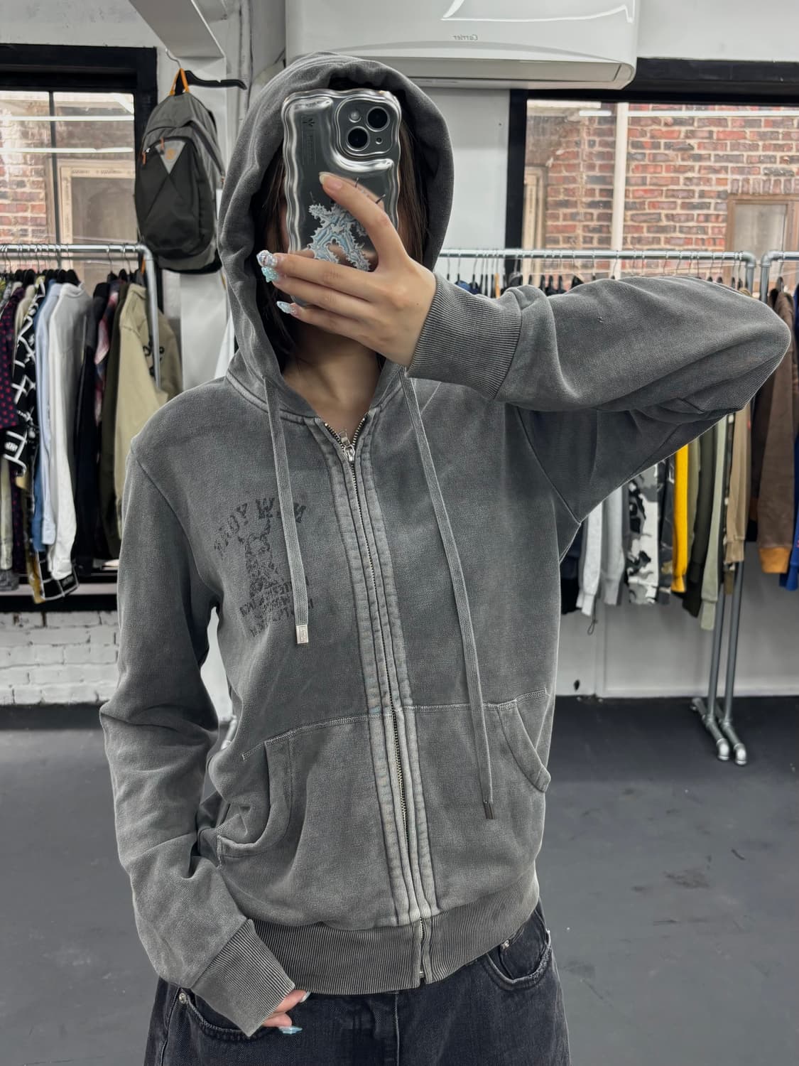 히스테릭 글래머 뉴욕 후드집업 상품이미지3