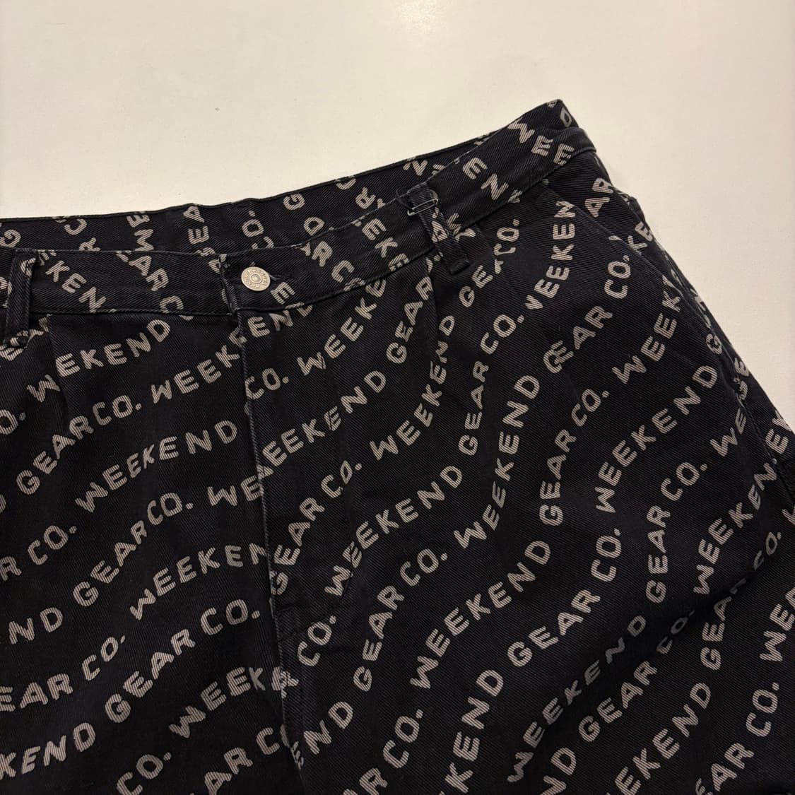 [XL] 위캔더스 위켄드기어 컴퍼니 패턴 데님 팬츠 D615 상품이미지3