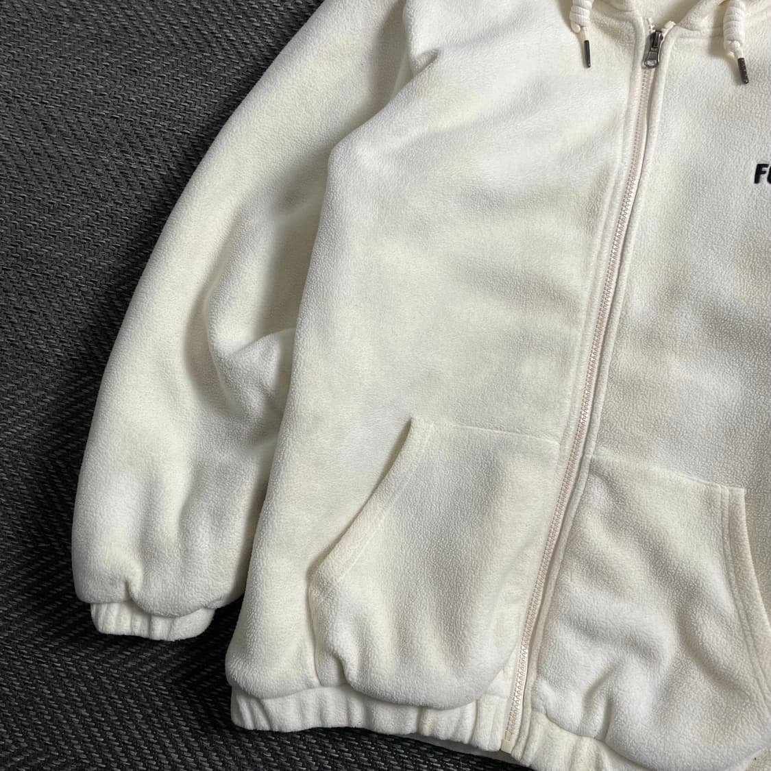 FCMM 빅로고 누빔 루즈핏 플리스 후드집업o 4202 상품이미지4