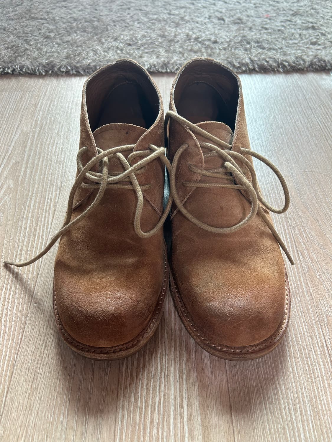 야세 처카부츠 스웨이드 베이지 상품이미지2