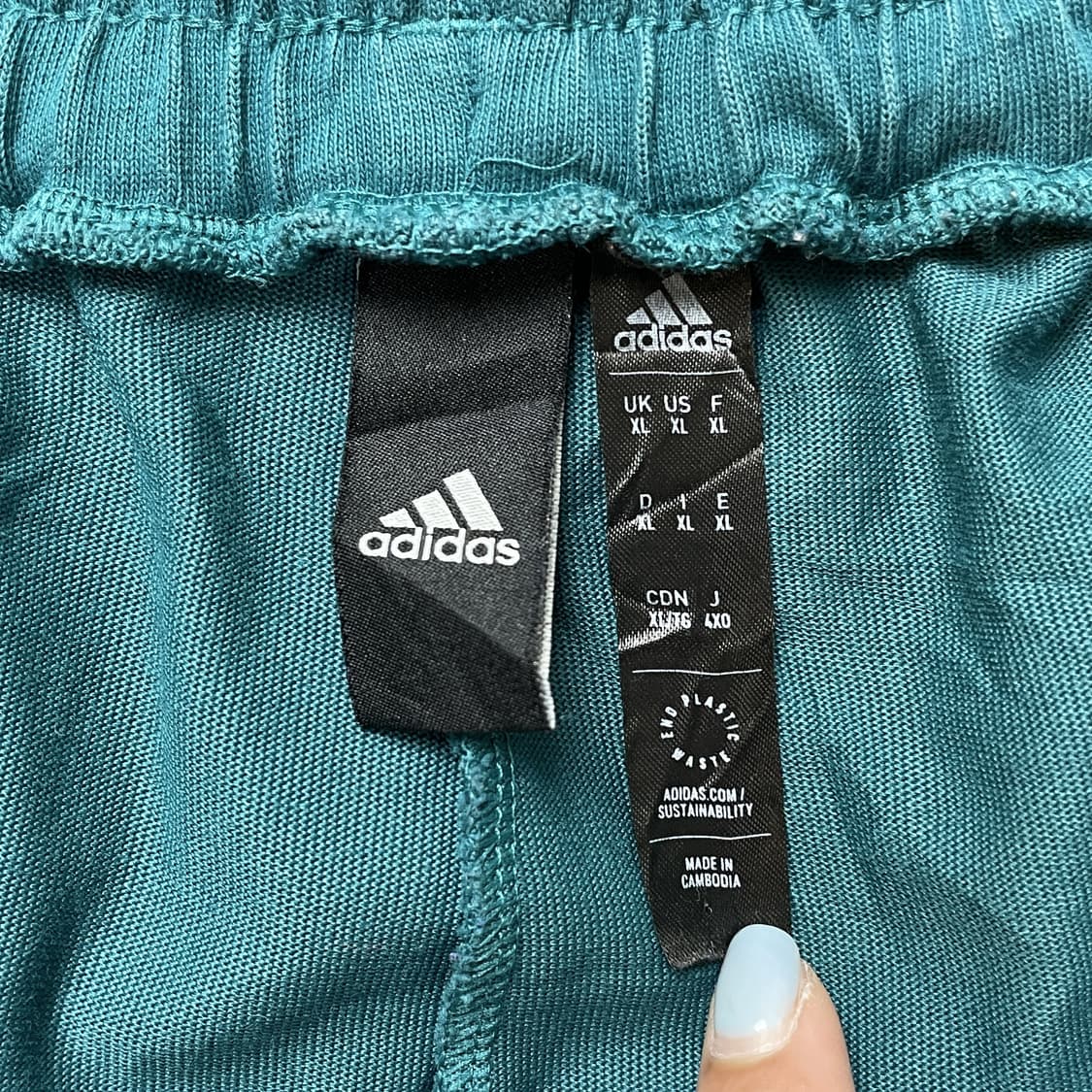 ADIDAS 아디다스 틸그린 밴딩 스웨트 하프팬츠 A01206 상품이미지8