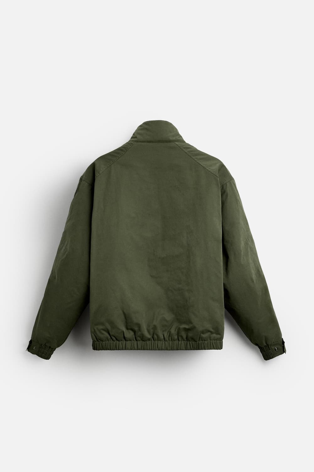 자라 패딩보트 점퍼 카키 상품이미지2