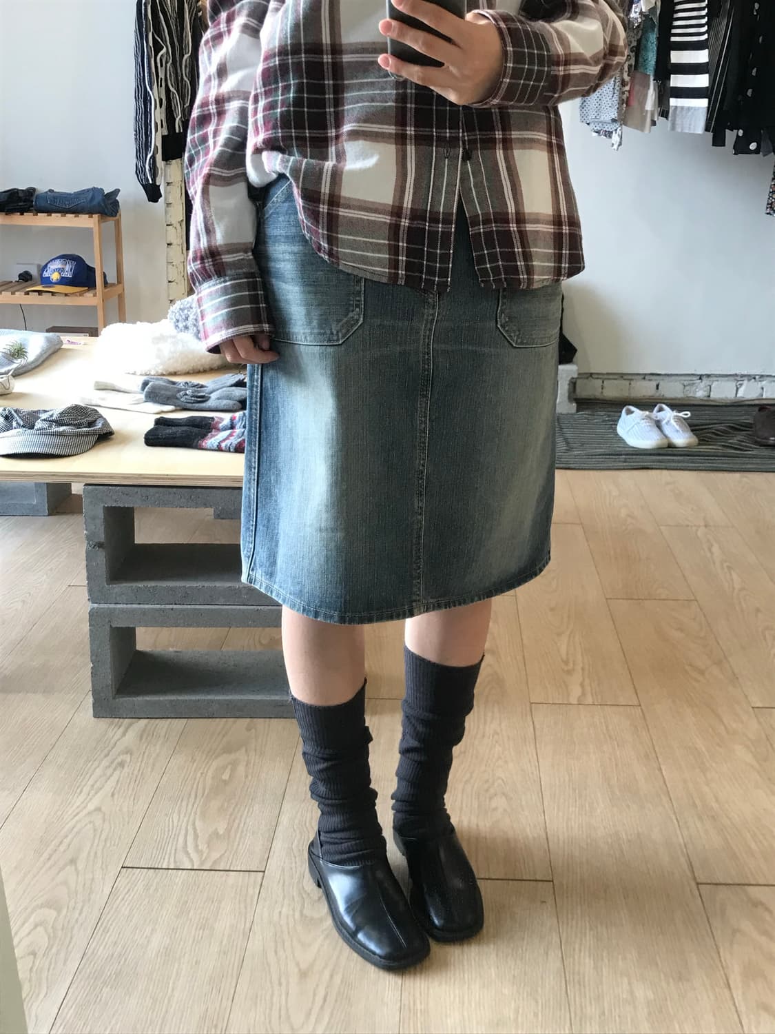 Lee denim skirt 상품이미지1