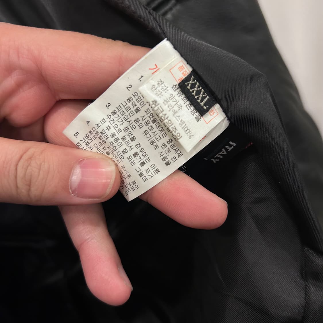 핸드메이드 이태리 양가죽 오버핏 블레이져 상품이미지3