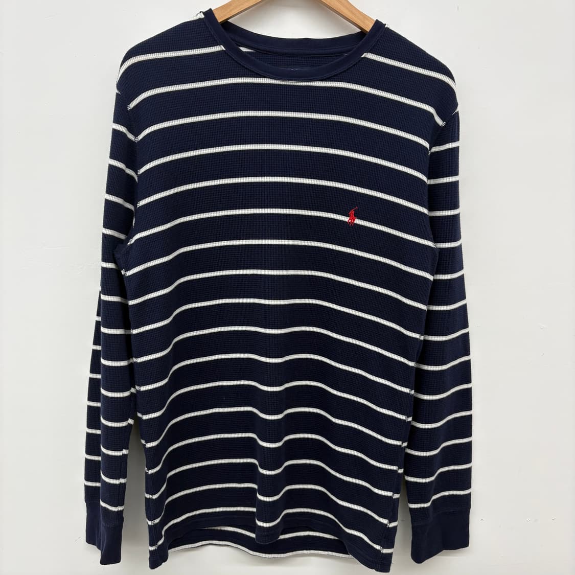 폴로 랄프로렌 스트라이프 긴팔 티셔츠 네이비 남/L 상품이미지2