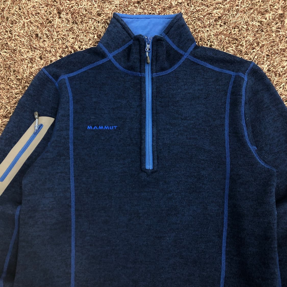 마무트 반집업 폴라텍 풀오버 긴팔티 상품이미지2