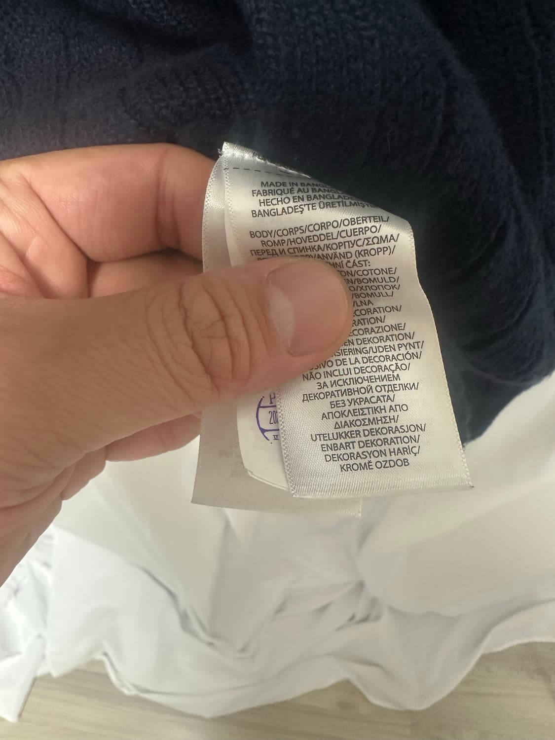 no.183 폴로 랄프로렌 네이비 꽈배기 니트집업 xxl 상태s급 상품이미지4