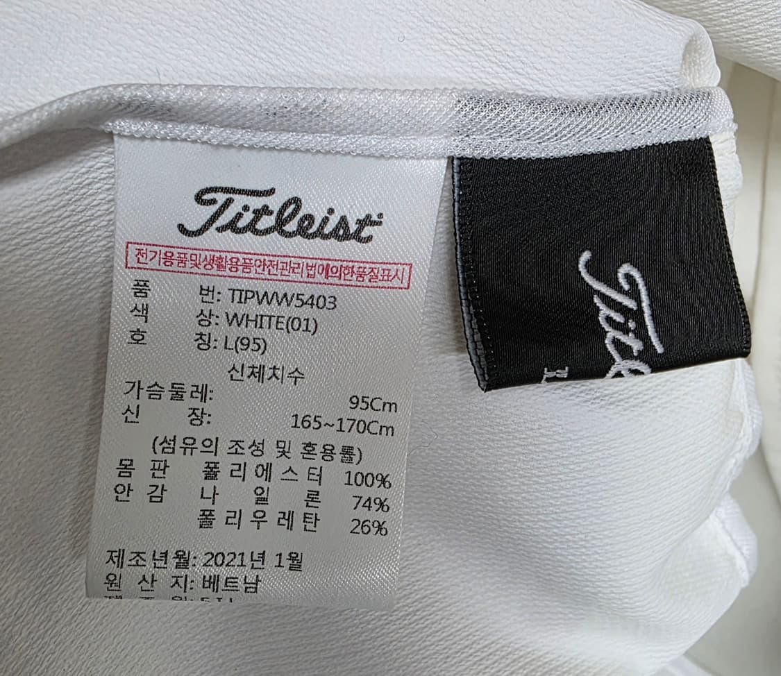 타이틀리스트 여성골프바람막이 L 95 5부소매 후드 골프바람막이 WM59 상품이미지5