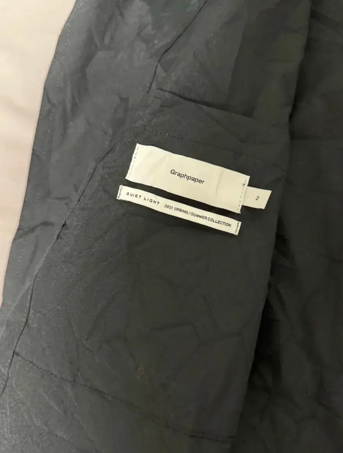 그라프페이퍼(Graphpaper) 링클드 워크자켓 2 상품이미지3