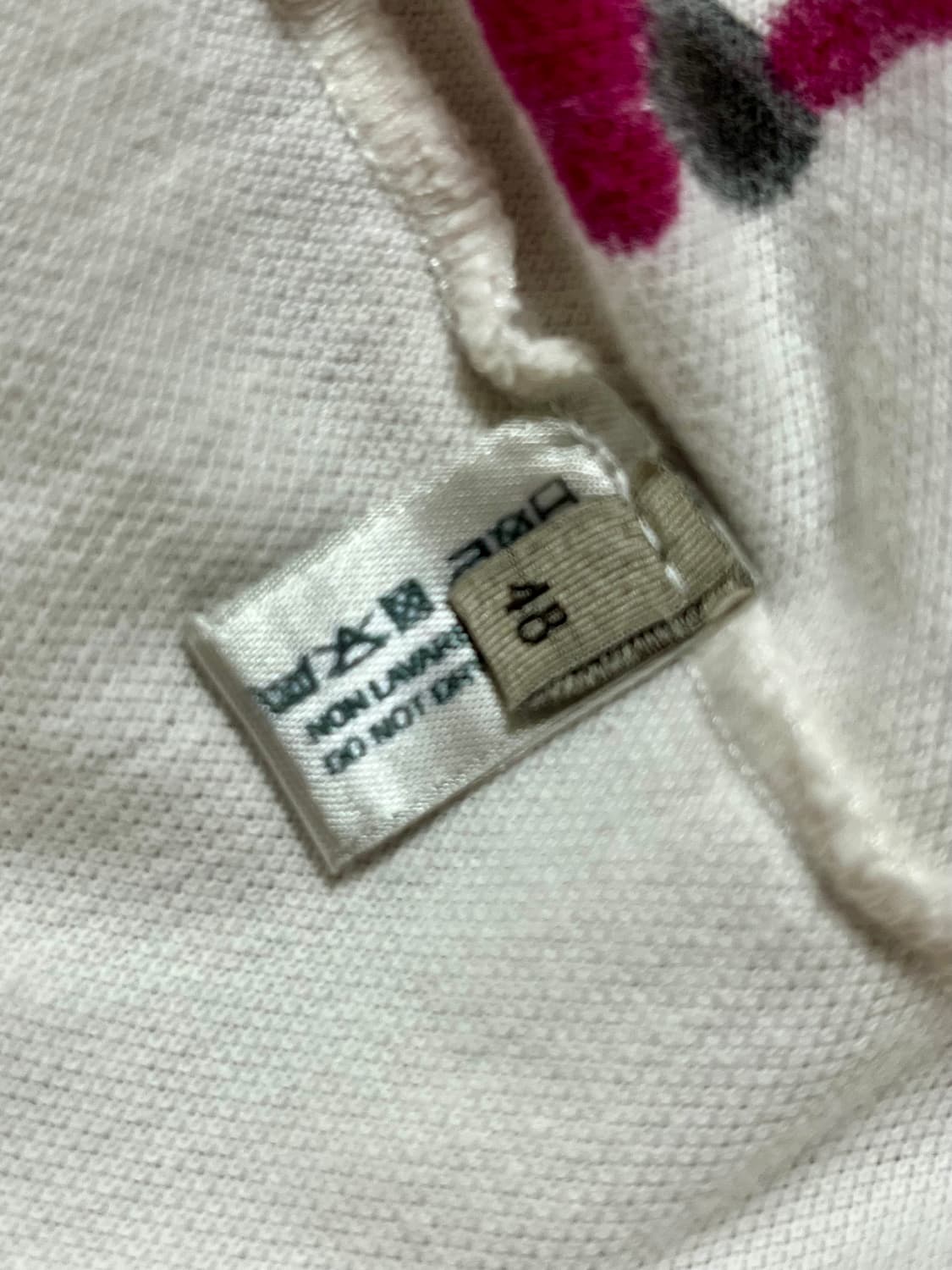 보테가베네타 화이트 잉크 스플래쉬 폴로 48 정품 상품이미지4