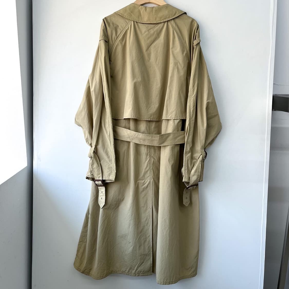 버버리 90s 오리지널 코튼/나일론 더블 트렌치 코트 상품이미지7