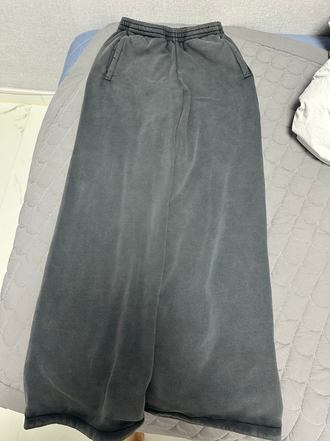 [XS] 이지 갭 yeezy gap 더블 레이어 팬츠 포에틱 블랙 상품이미지1