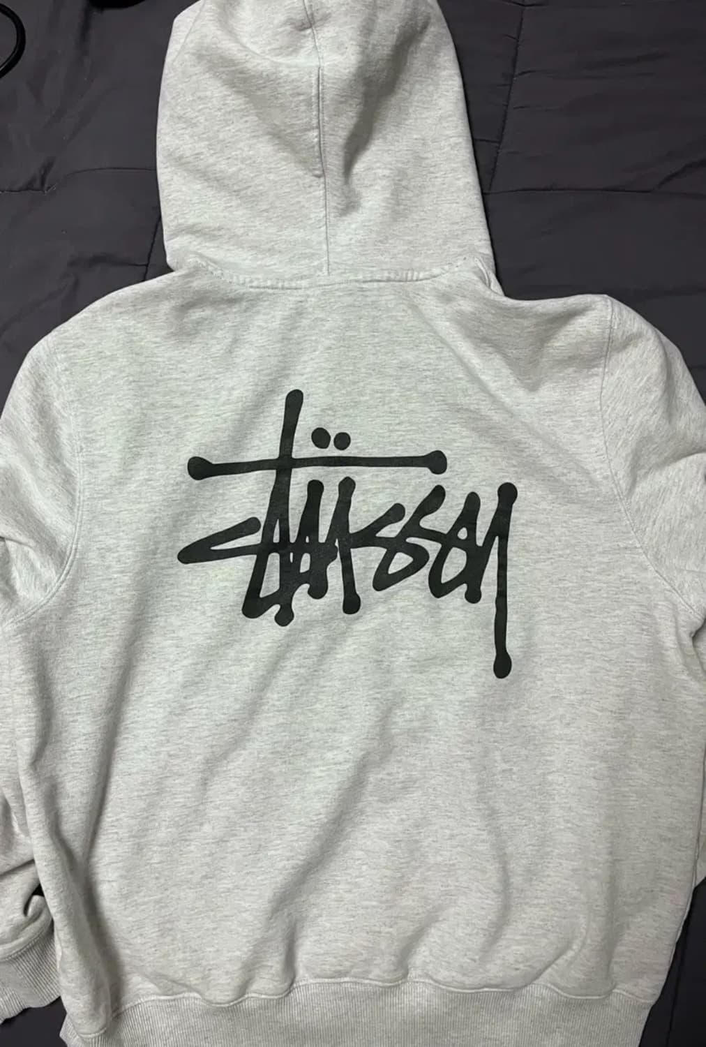 스투시 후드티 애쉬 헤더 상품이미지3