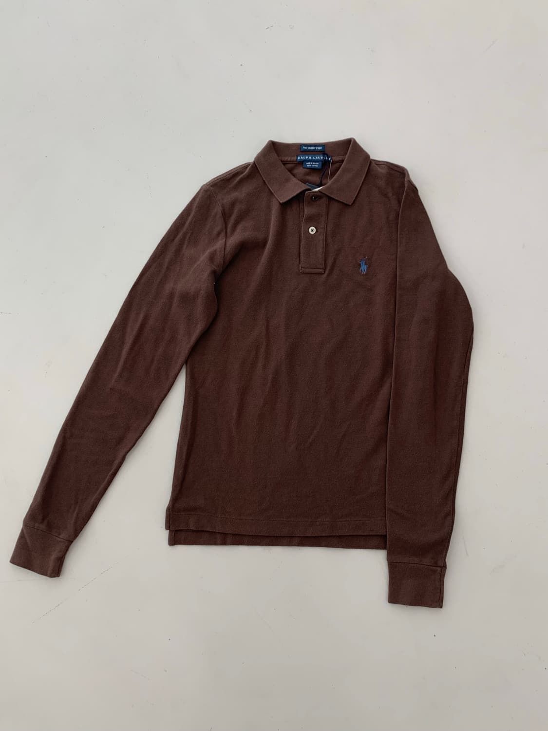 폴로 랄프로렌 여성 긴팔 카라티 브라운 S,M 상품이미지1