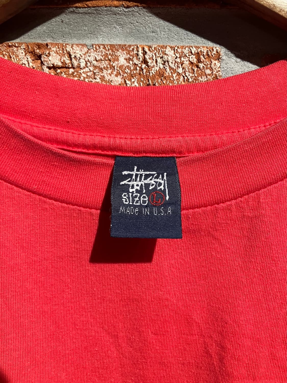 90s USA 빈티지 올드 스투시 비치 루트 서프맨 반팔 티셔츠 상품이미지9