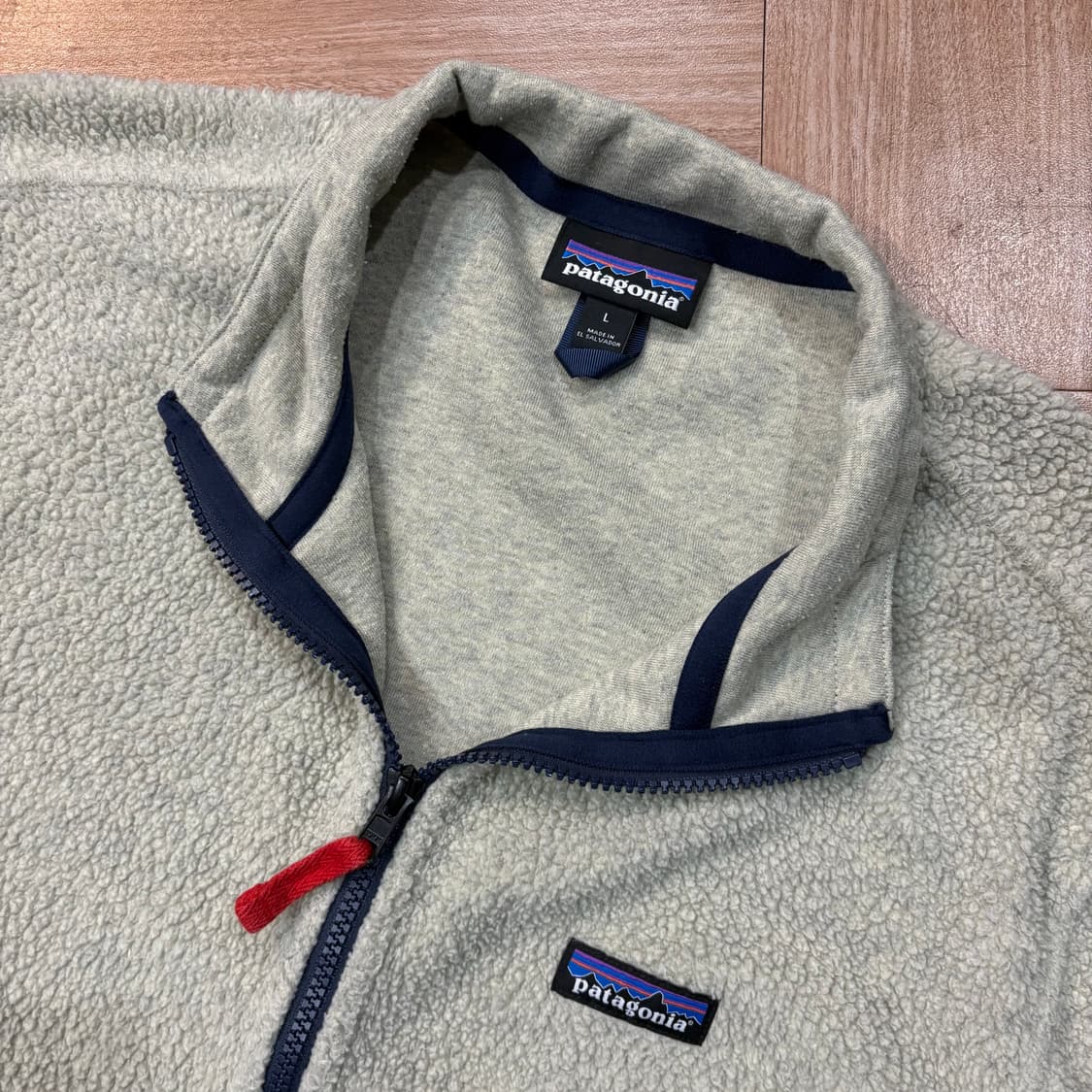 파타고니아 오트밀 헤더 시어링 플리스 자켓 상품이미지3