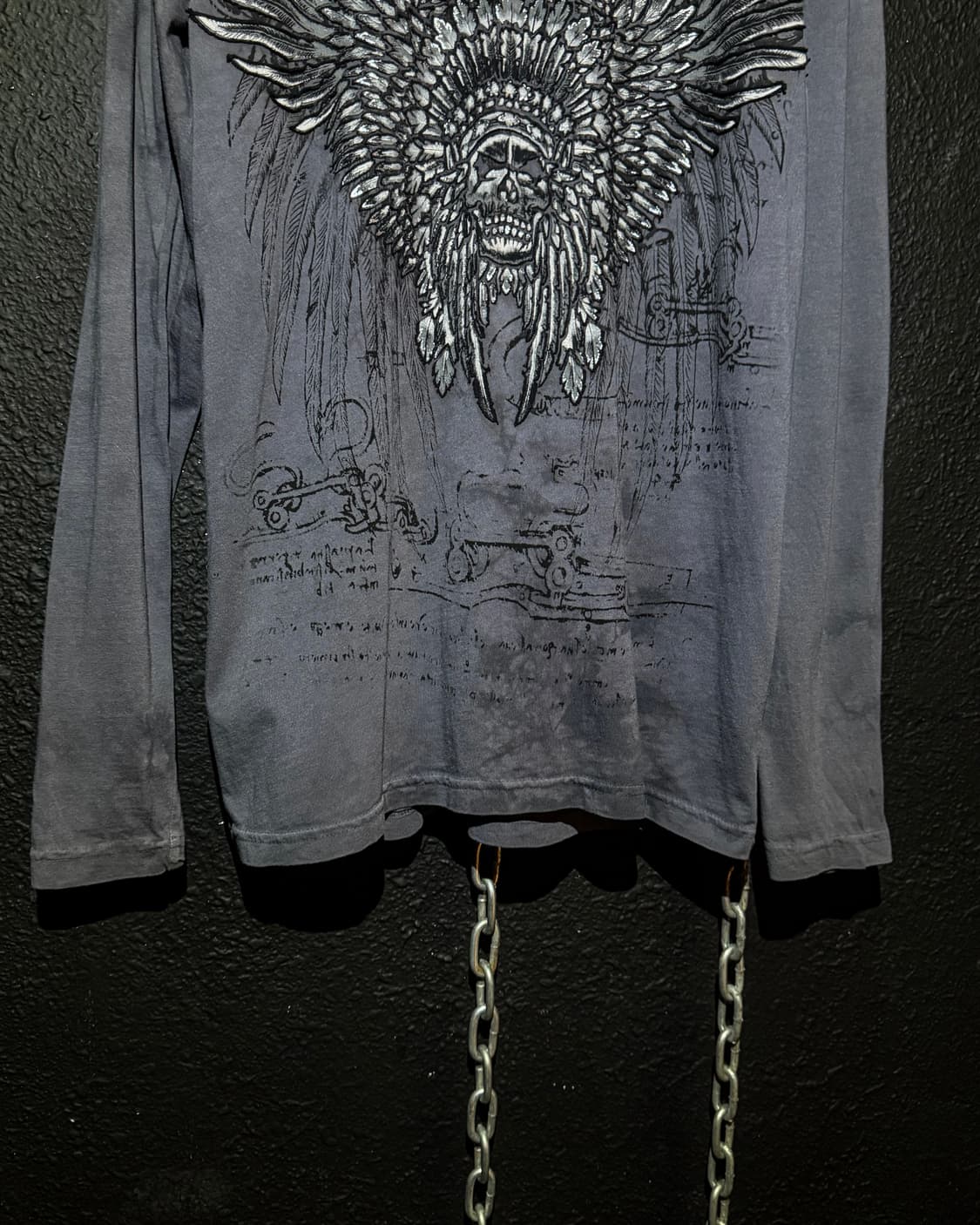 PREPOTENTE – Silver Wing Skull Graphic L 상품이미지4