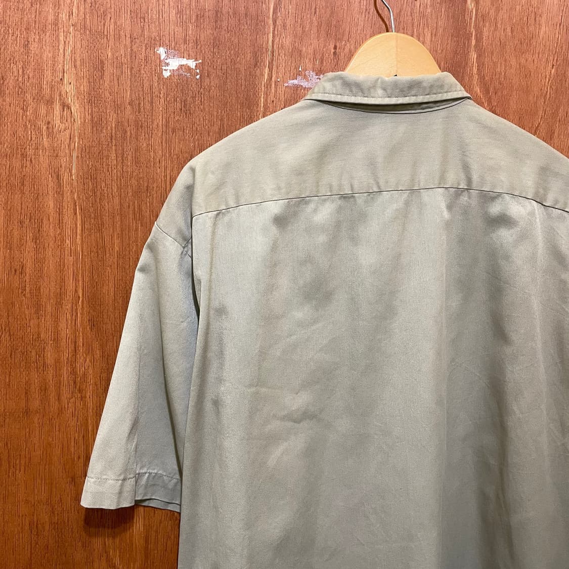 (XL) Dickies 디키즈 반팔 자수 워크 셔츠 베이지   상품이미지6