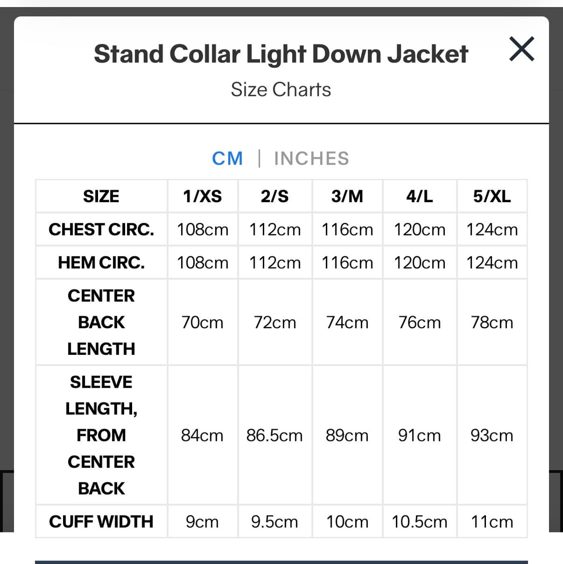 골드윈 스탠드 칼라 라이트 다운 자켓 패딩 3(100) 상품이미지4