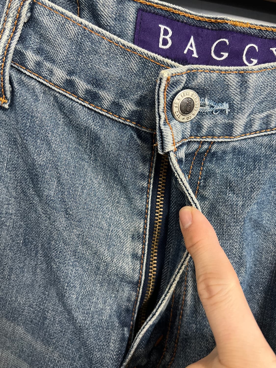 Levis 리바이스 4811 배기핏 와이드핏 데님 팬츠 상품이미지6