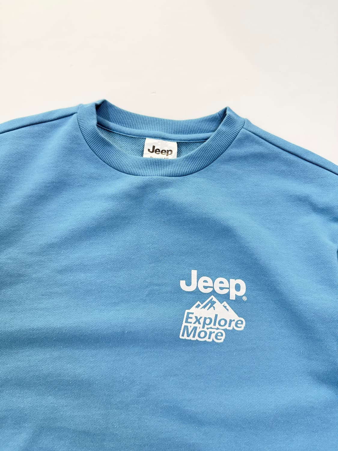 Jeep 스카이블루 맨투맨 상품이미지3