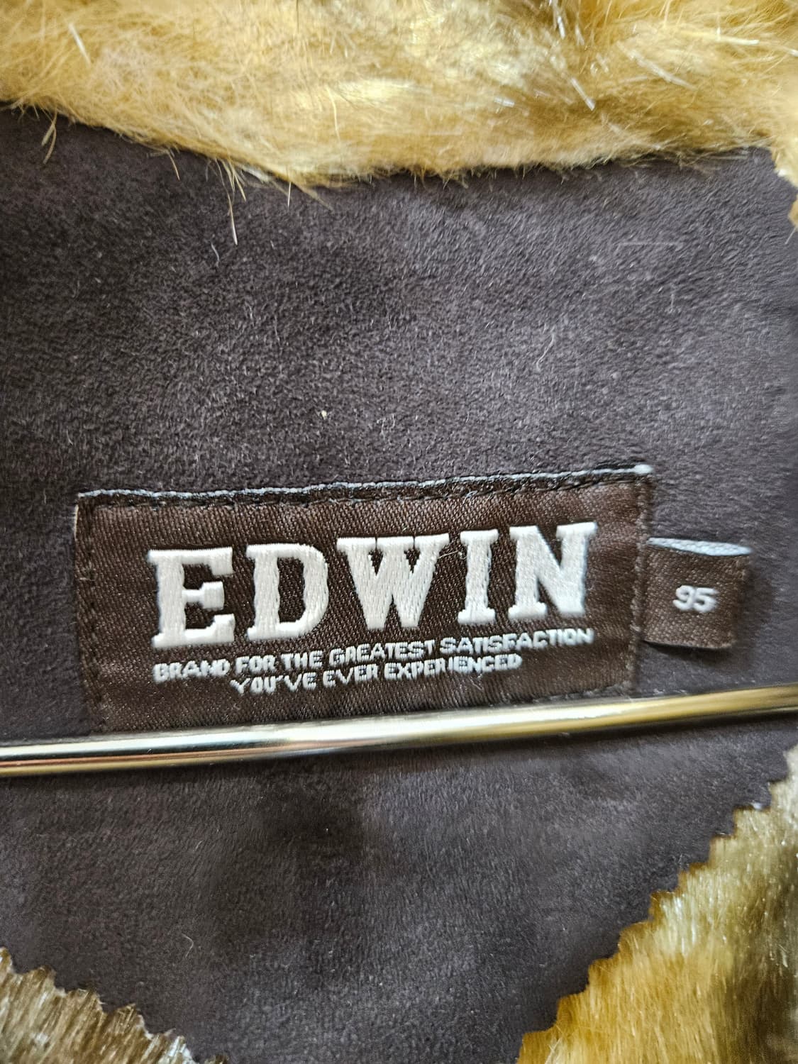 에드윈 스웨이드 무스탕 자켓 상품이미지5