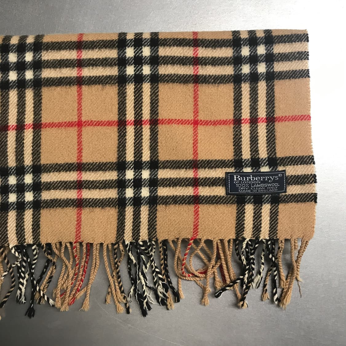 버버리 정품 램스울 머플러 베이지 상품이미지2