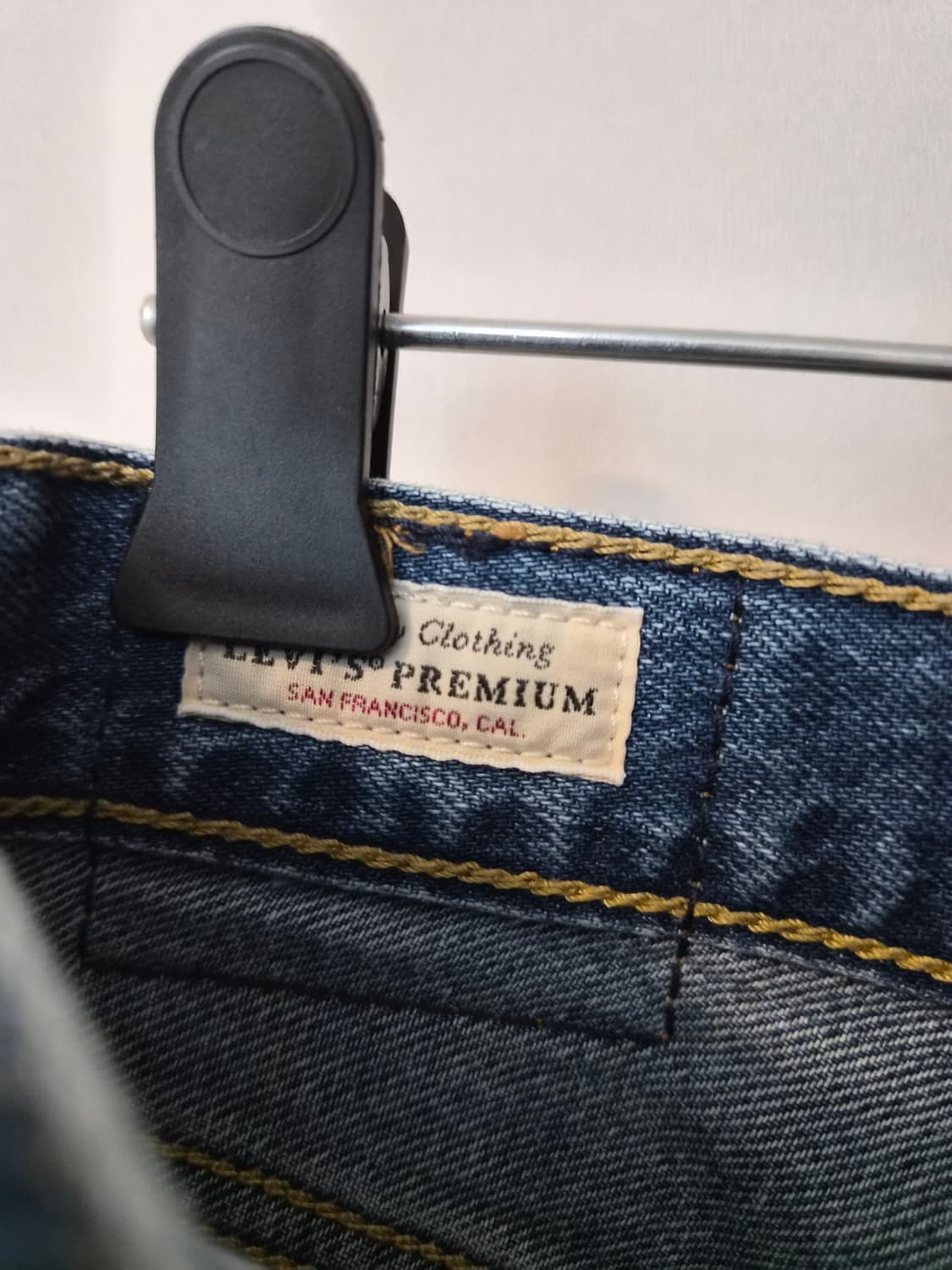 리바이스 프리미엄 하이 루즈 테이퍼 청바지 26 상품이미지3