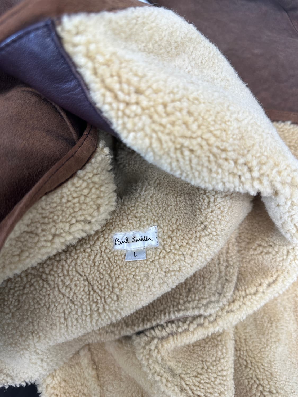 폴 스미스 더플 스웨이드 롱코트 L 상품이미지4