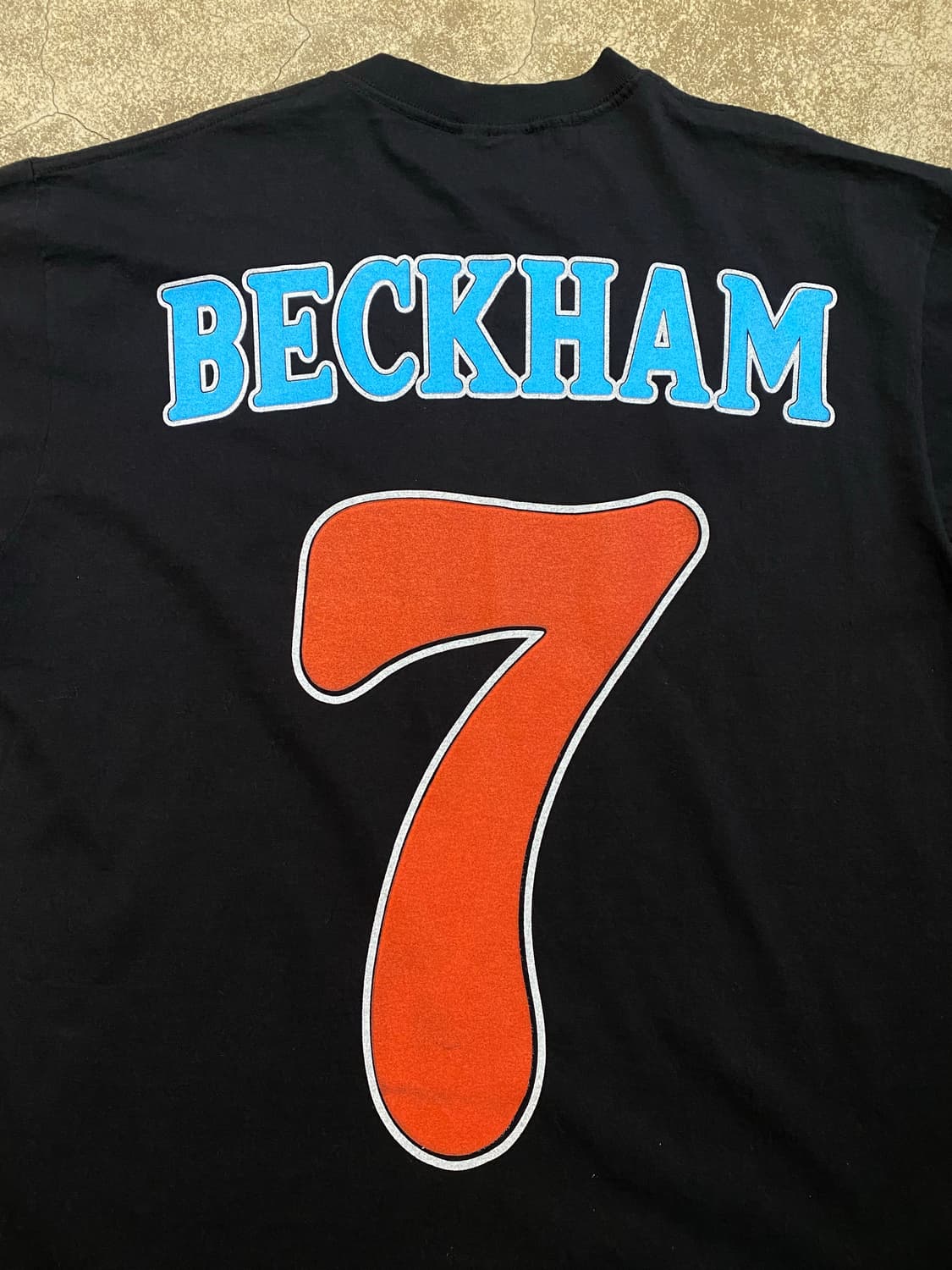 빈티지 베컴 프린팅 티셔츠 상품이미지7