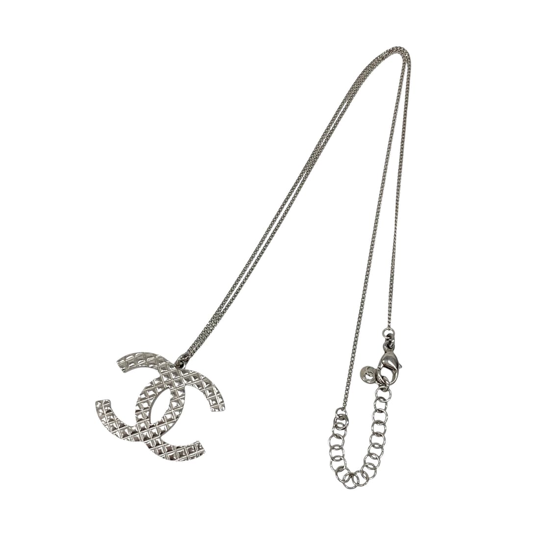 샤넬 CC로고 펜던트 실버 롱&숏 목걸이 상품이미지7