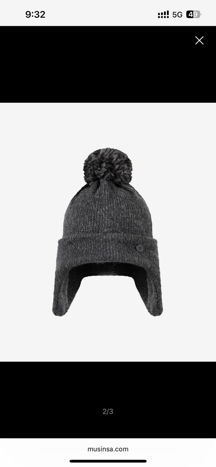 미세키서울 트루퍼햇 차콜 상품이미지2