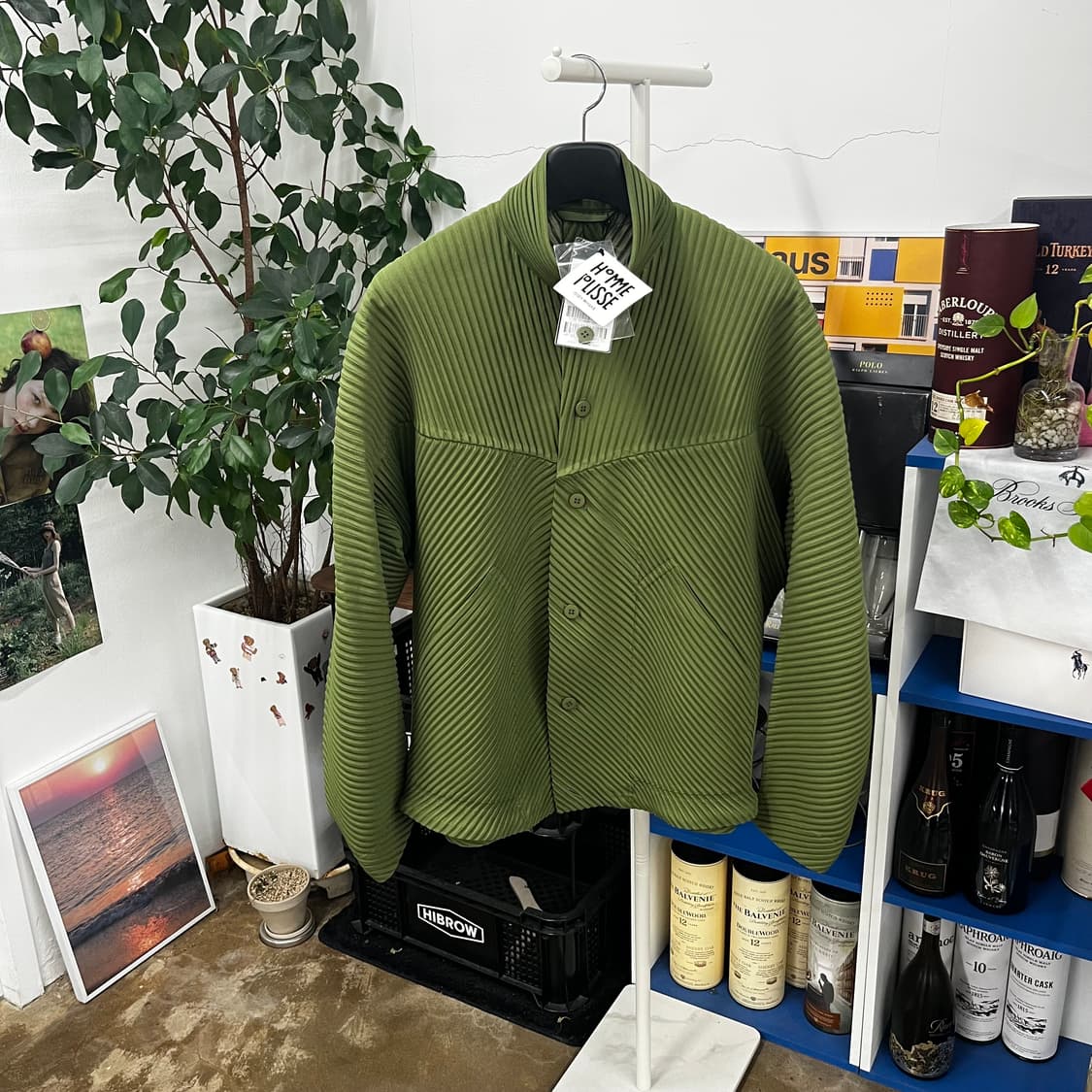 옴므플리세 하이넥 자켓 JC110 새상품 3 상품이미지1